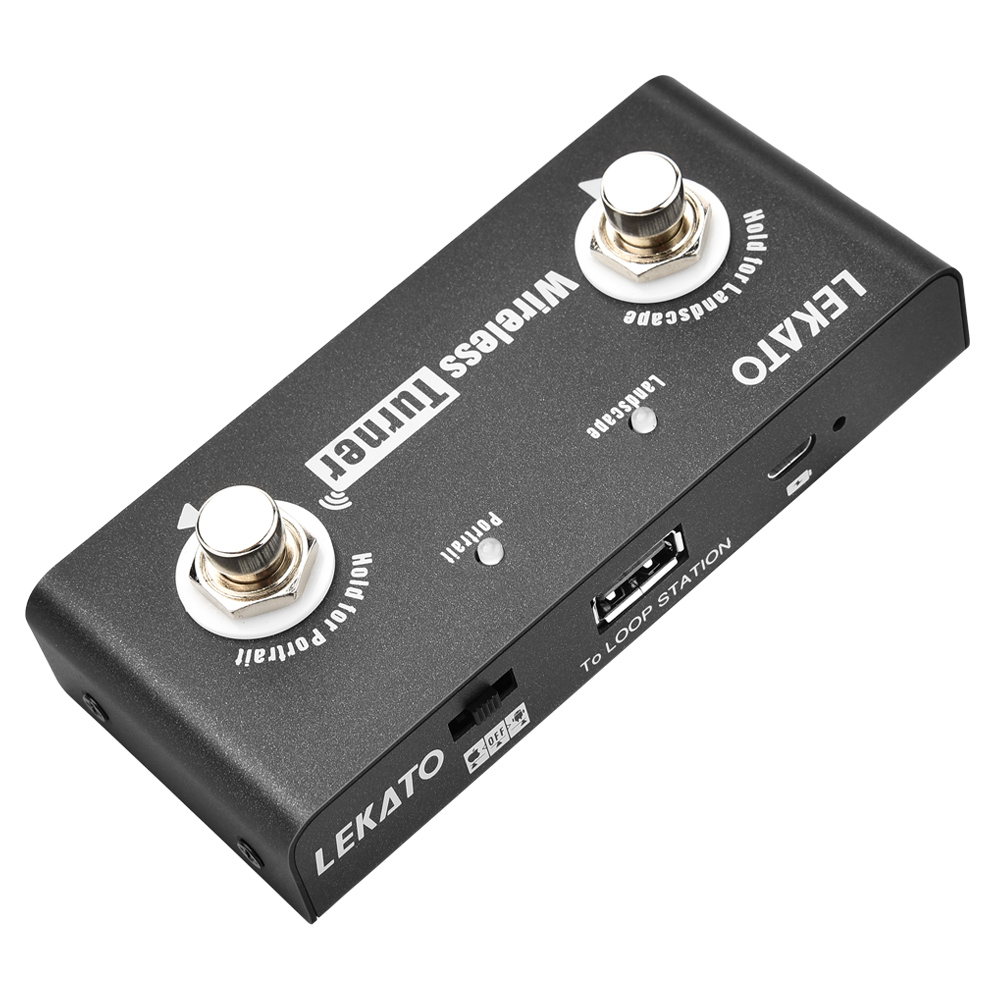 Looper Pedal Guitar - Lekato Wireless External Page Tuner Pedal