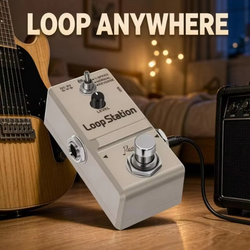 Looper Pedal Guitar - 10 Minute Guitar Looper Pedal Nano