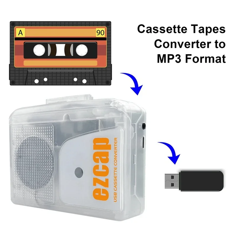USB Cassette Player Walkman St - Audio Music File recension och pris