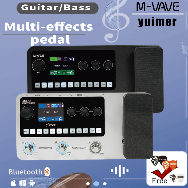 M-VAVE/Yuimer MK-20 Guitar/Bas - Looper Pedal Guitar recension och pris