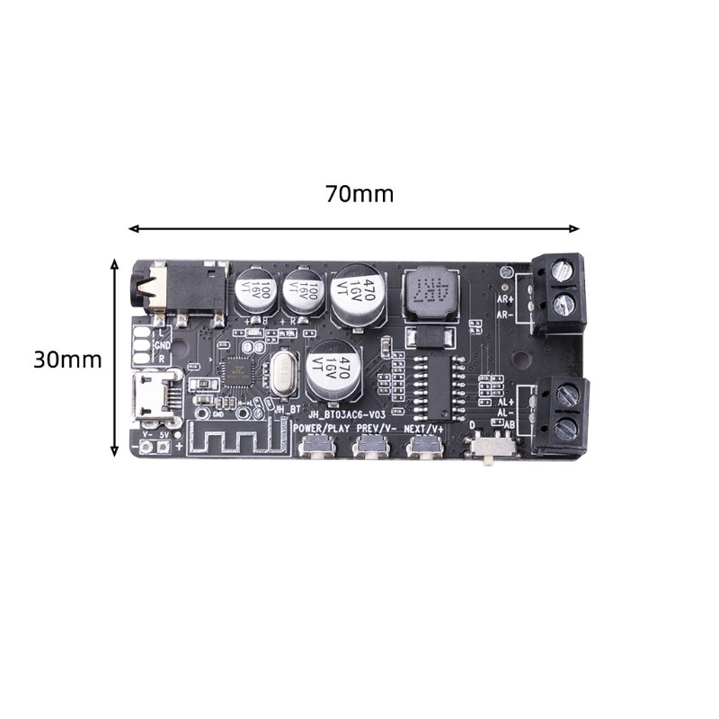 Bluetooth 5.0 Power Amplifier  - Audio Music Player App recension och pris