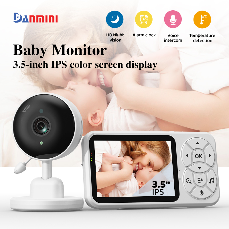 Danmini 3.5-inch Baby Monitor  - Audio Detect Music recension och pris