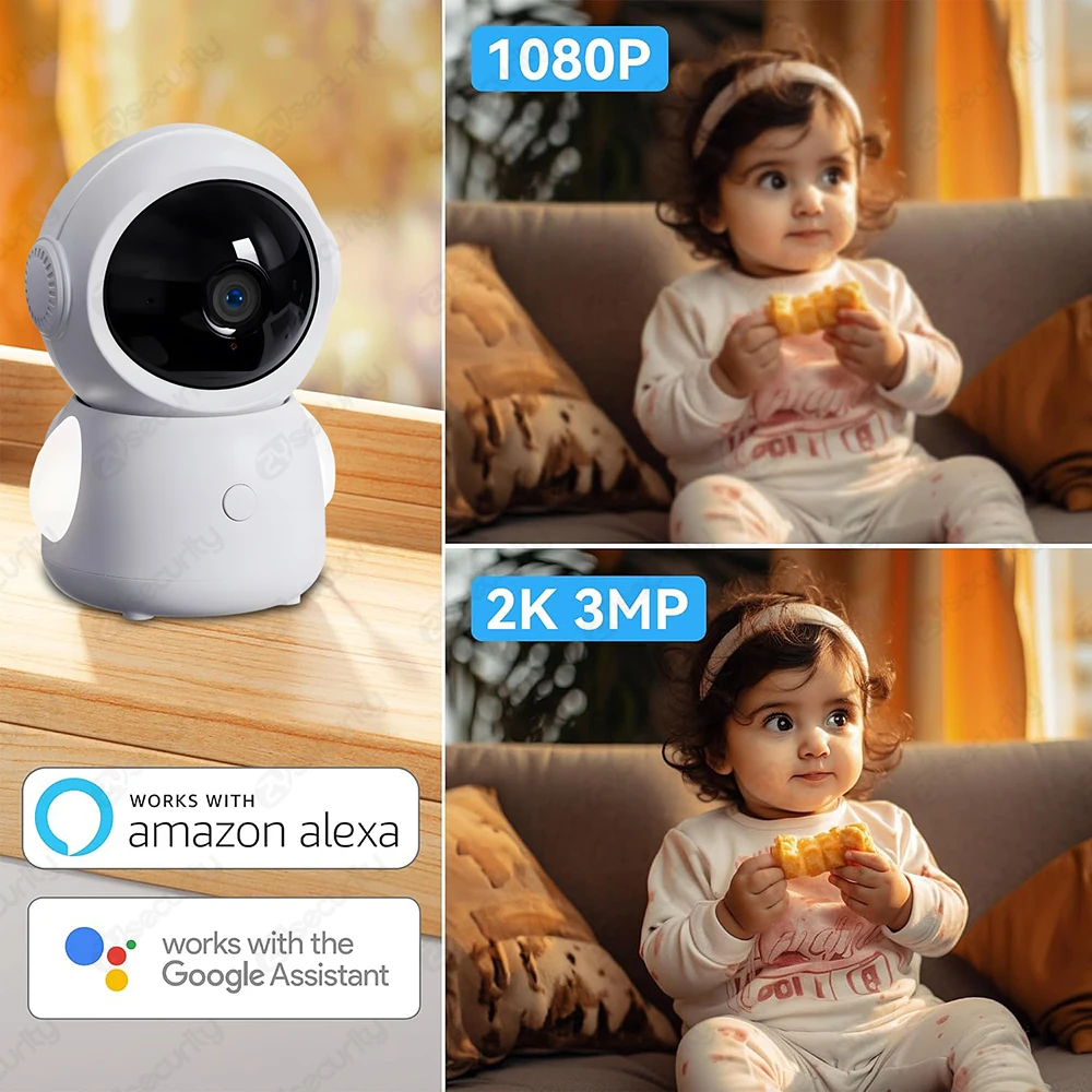 2K WiFi Baby Monitor with Scre - Audio Detect Music recension och pris