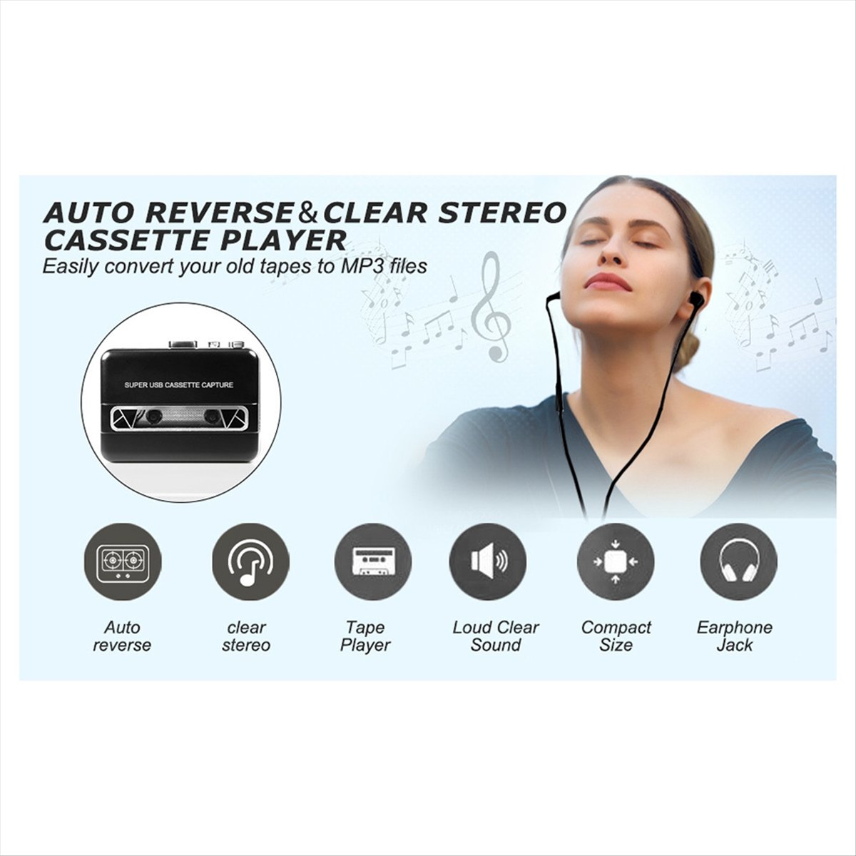 (DT37) Upgrade USB Cassette Ta - Audio Music Converter To Mp3 recension och pris