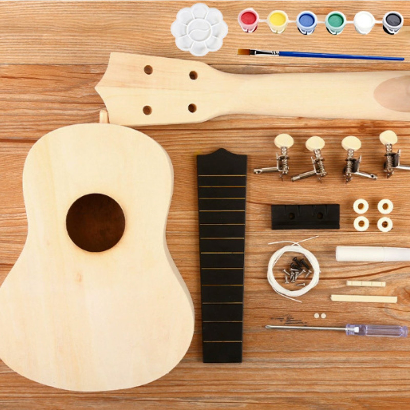 21 Inch Soprano Ukulele Kit Al - Ukulele Beginner Kit recension och pris
