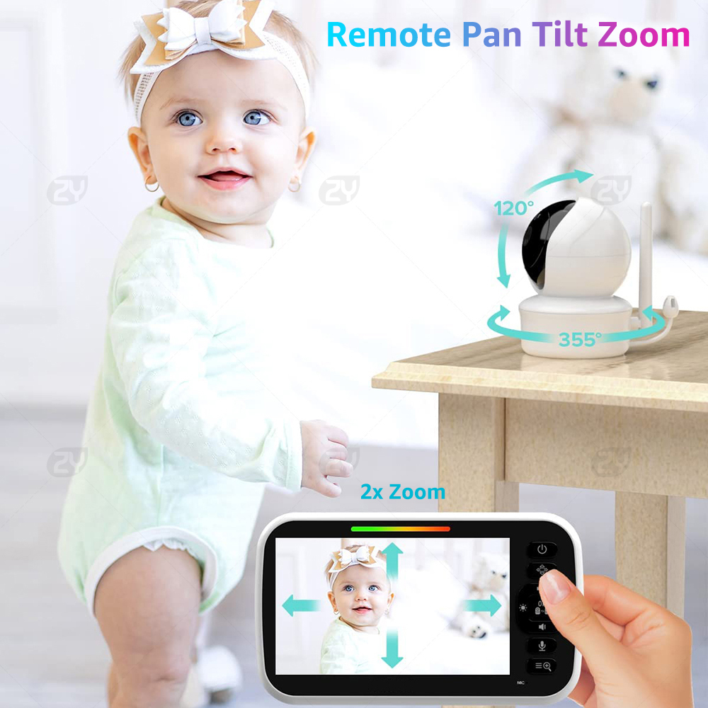 Wireless 4.3 Inch Split‑Screen - Audio Detect Music recension och pris