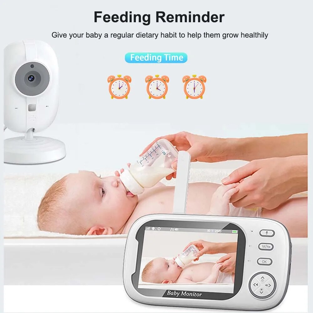 3.5'' Video Baby Monitor 2.4G  - Audio Detect Music recension och pris