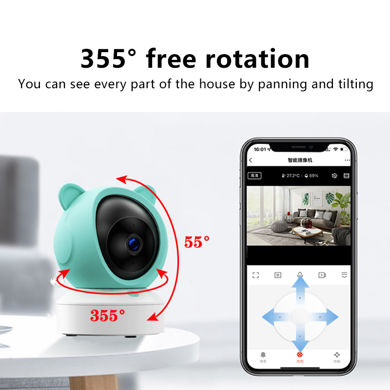 Danmini 1080P Baby Monitor Mob - Audio Music App recension och pris