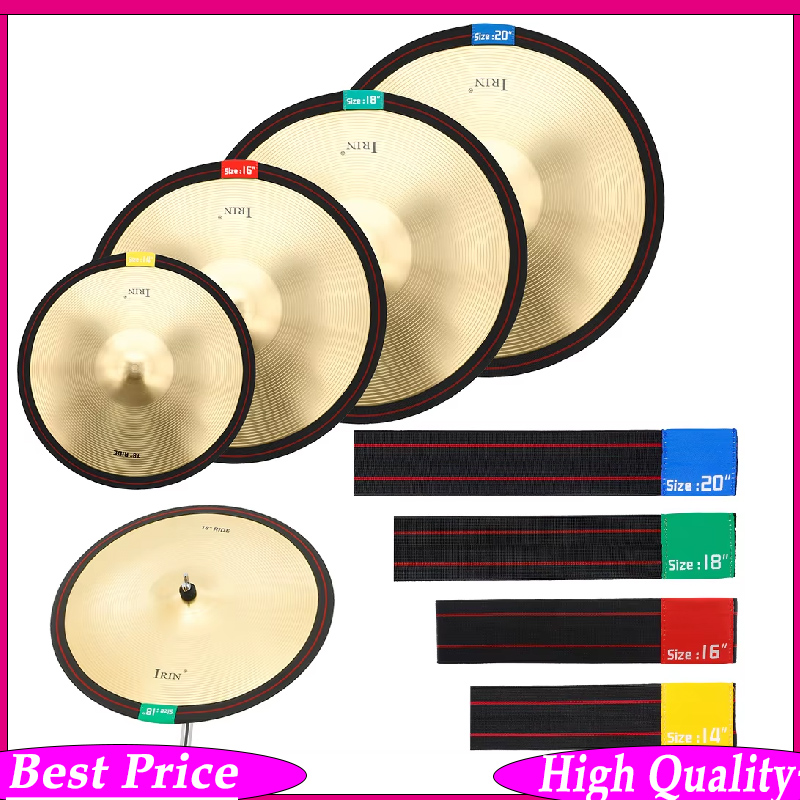 4Pcs/Set Drum Practice Cymbal  - Drum Practice Pad recension och pris