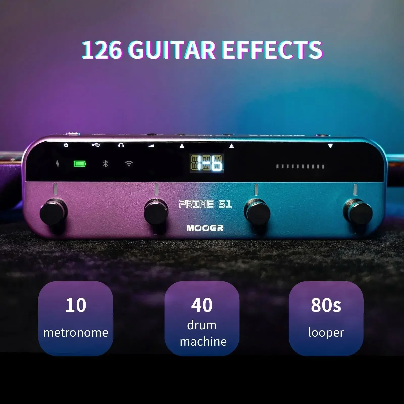 MOOER Guitar Multi-Effect Peda - Looper Pedal Guitar recension och pris