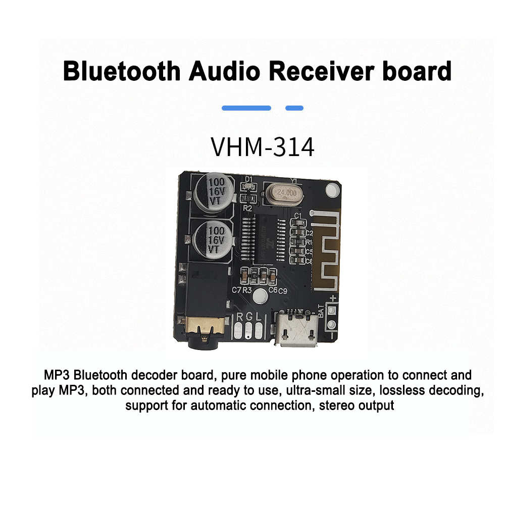 MP3 Receiver Decoder Board VHM - Audio Music Converter To Mp3 recension och pris