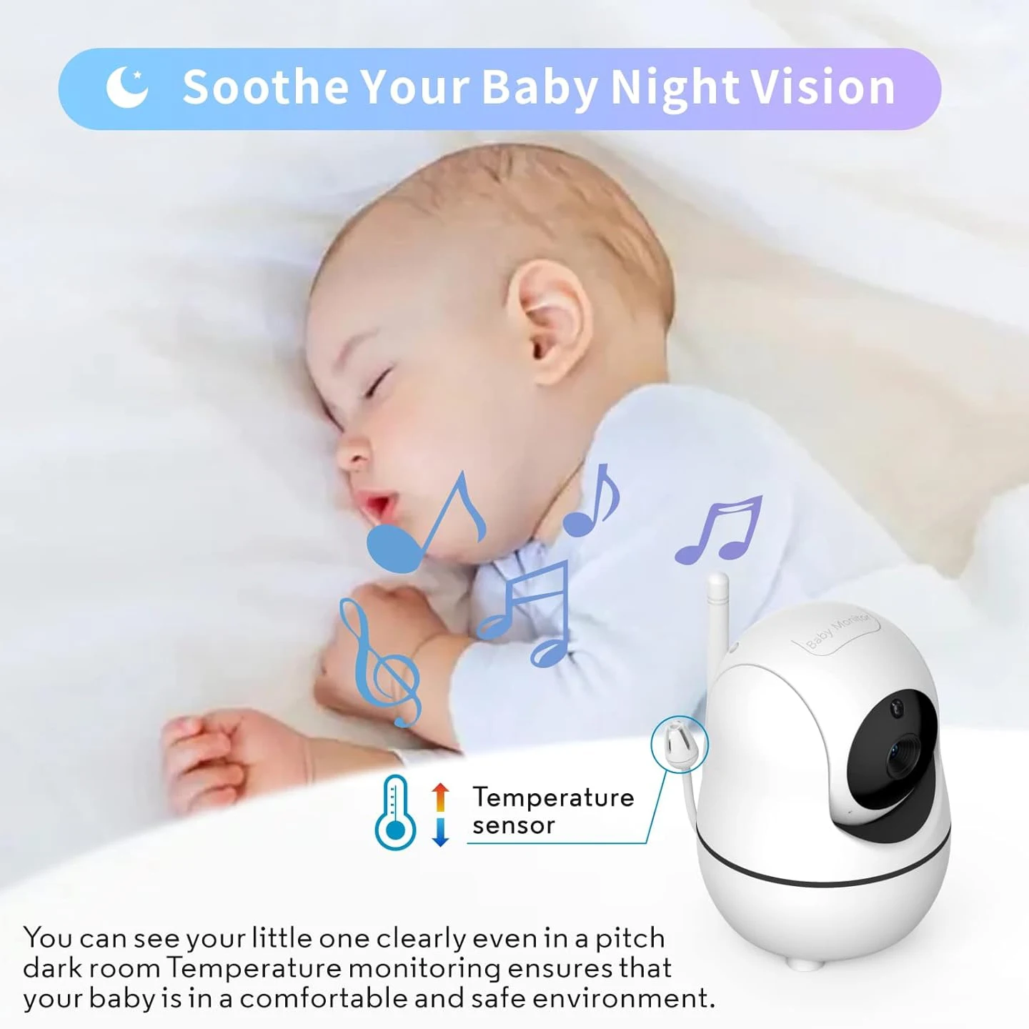 Video Baby Monitor with Digita - Audio Detect Music recension och pris