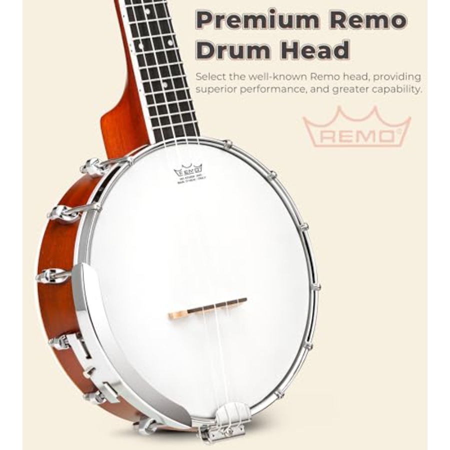 Banjolele 23 Inch with Premium - Ukulele Beginner Kit recension och pris