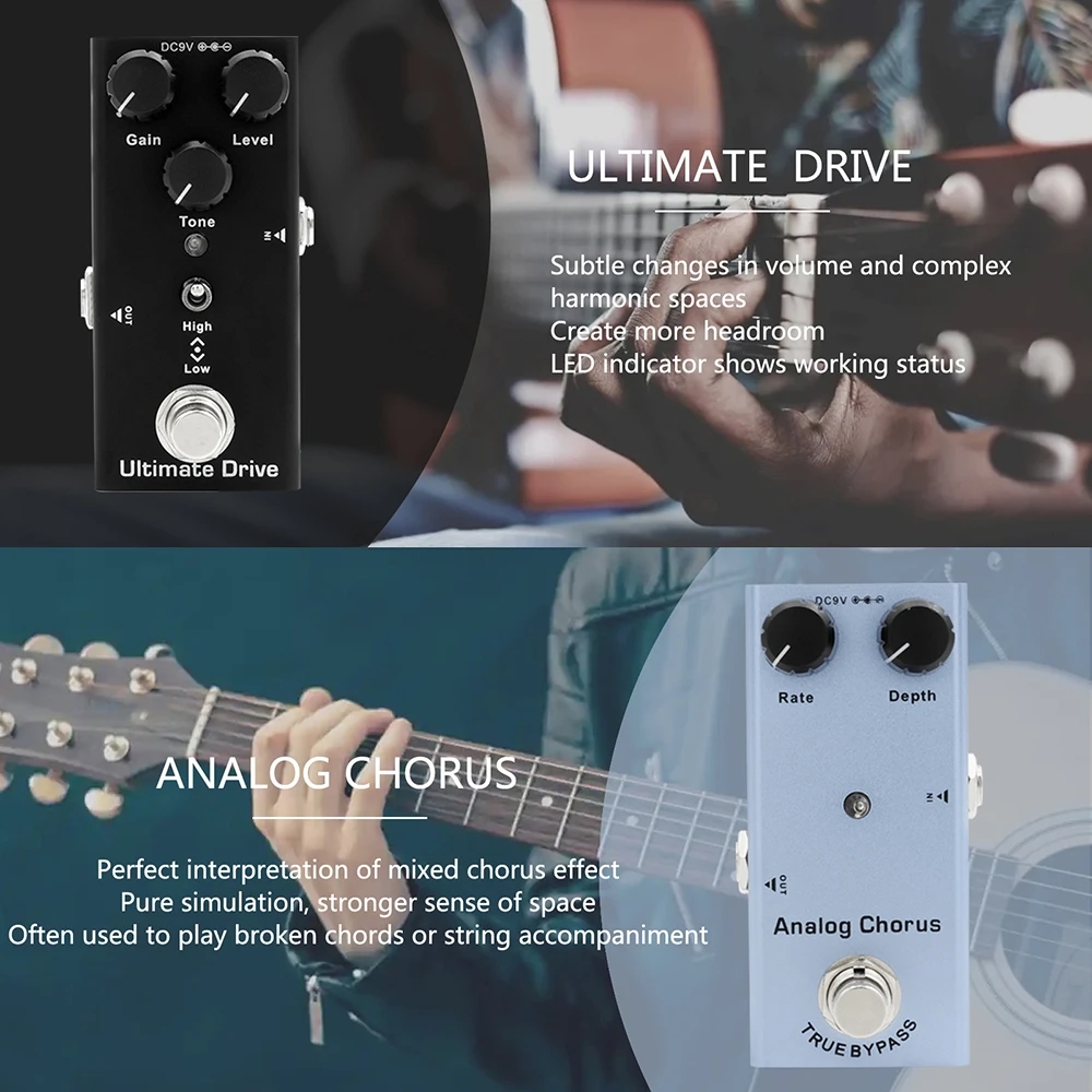 Electric Guitar Pedal Overdriv - Looper Pedal Guitar recension och pris