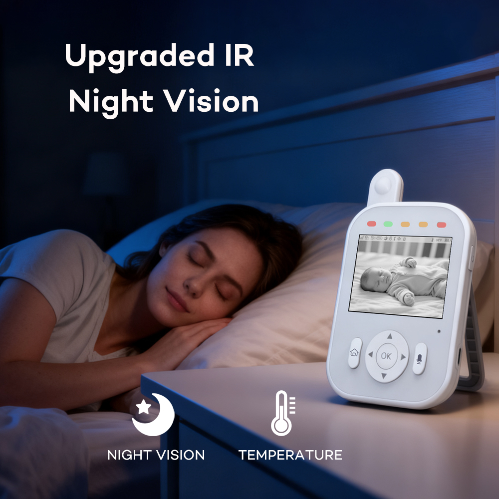 Baby Monitor Wireless Indoor 2 - Audio Detect Music recension och pris
