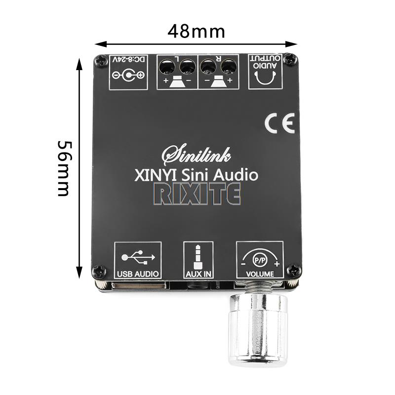 2*50W Bluetooth 5.0 Power Ampl - Audio Music Player App recension och pris