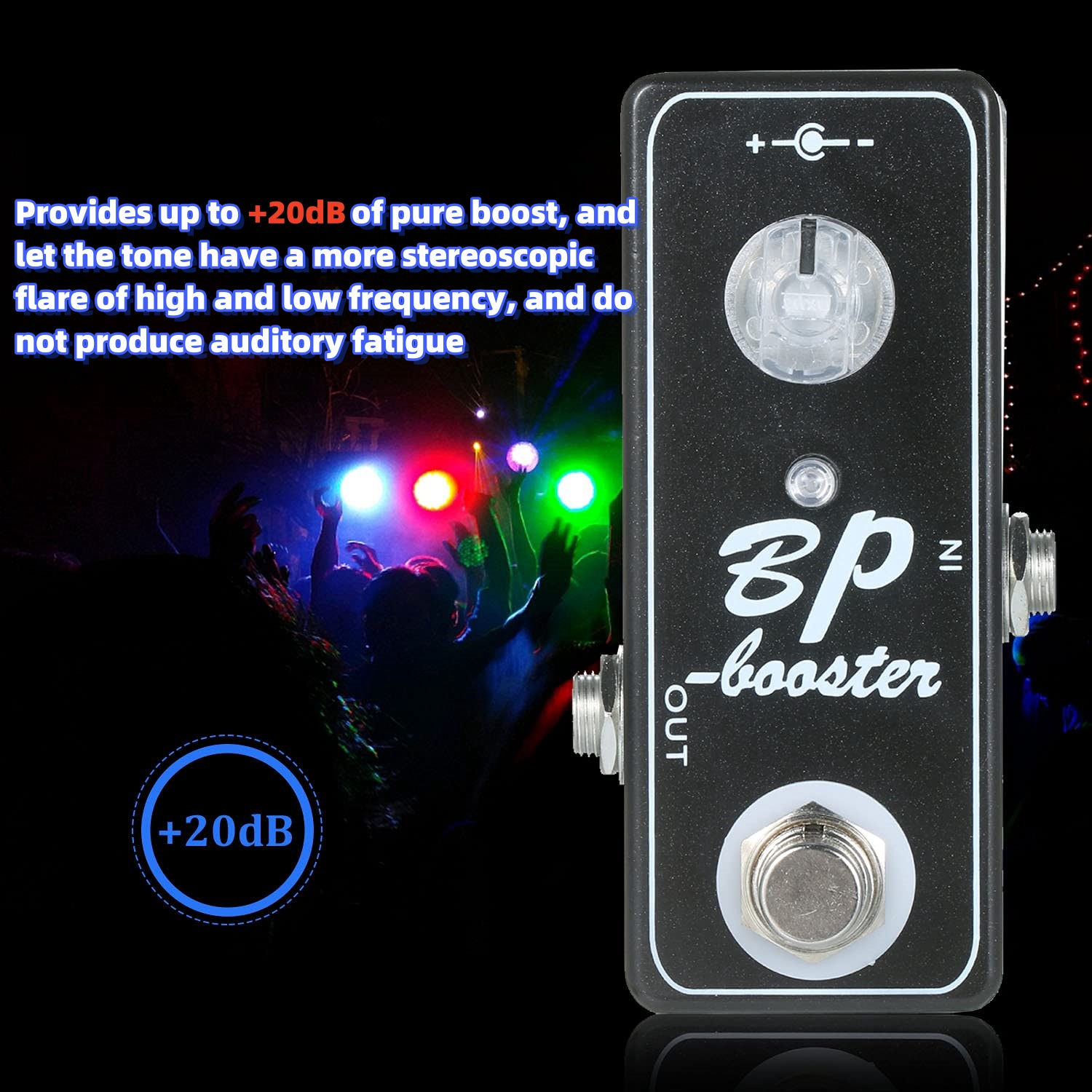 MOSKY Mini BP Booster Clean Bo - Looper Pedal Guitar recension och pris