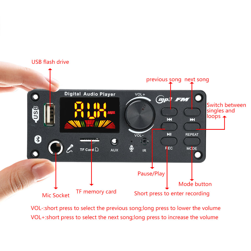 DC 5-12V MP3 Audio Decoder Mod - Audio Music Converter To Mp3 recension och pris