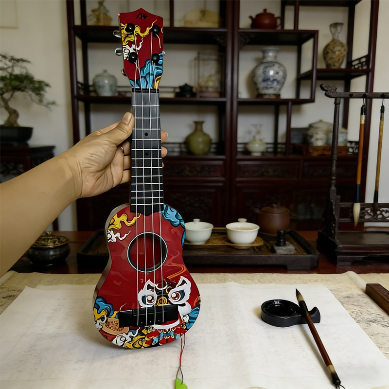 17.5 Inch Mini Ukulele, Chines - Ukulele Beginner Kit recension och pris