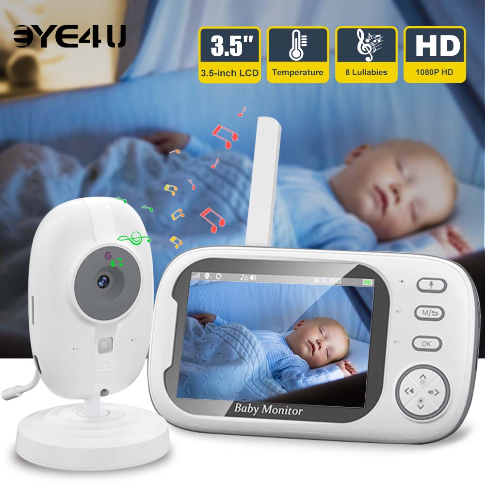 3.5'' Video Baby Monitor 2.4G  - Audio Detect Music recension och pris