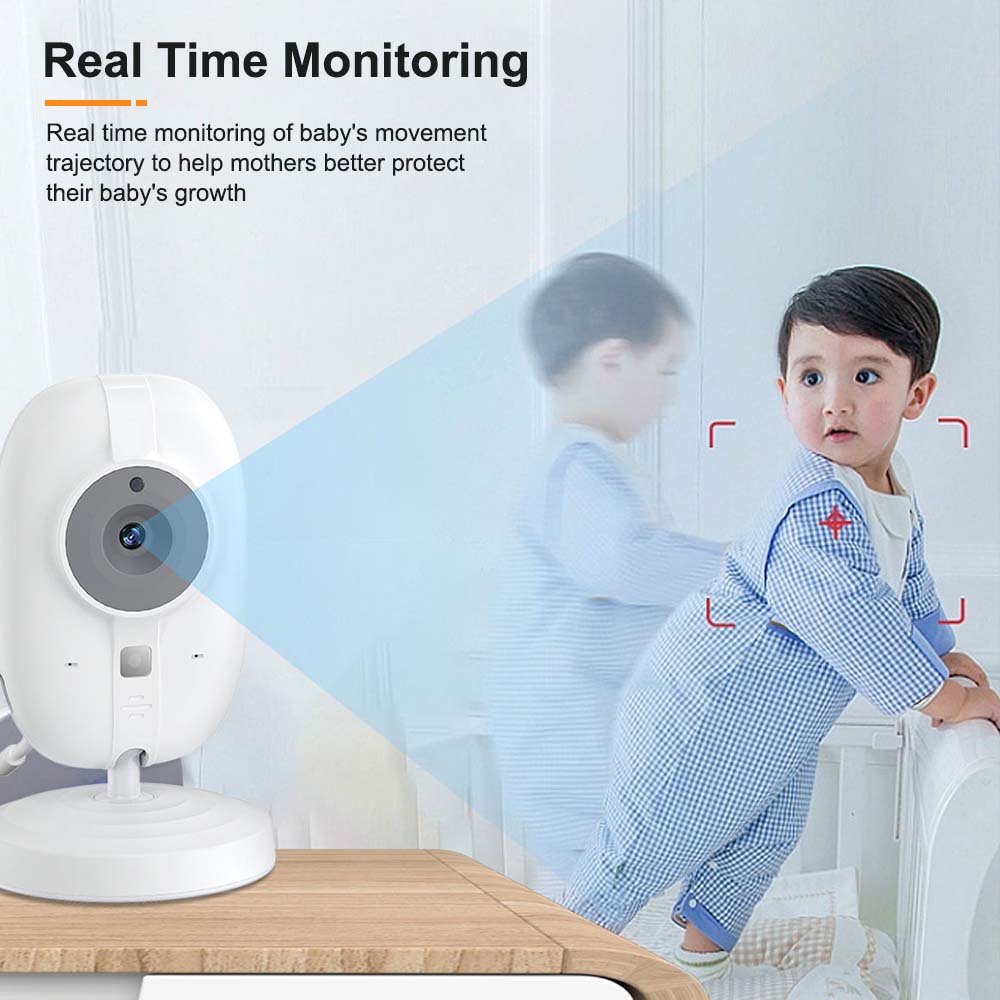 3.5'' Video Baby Monitor 2.4G  - Audio Detect Music recension och pris