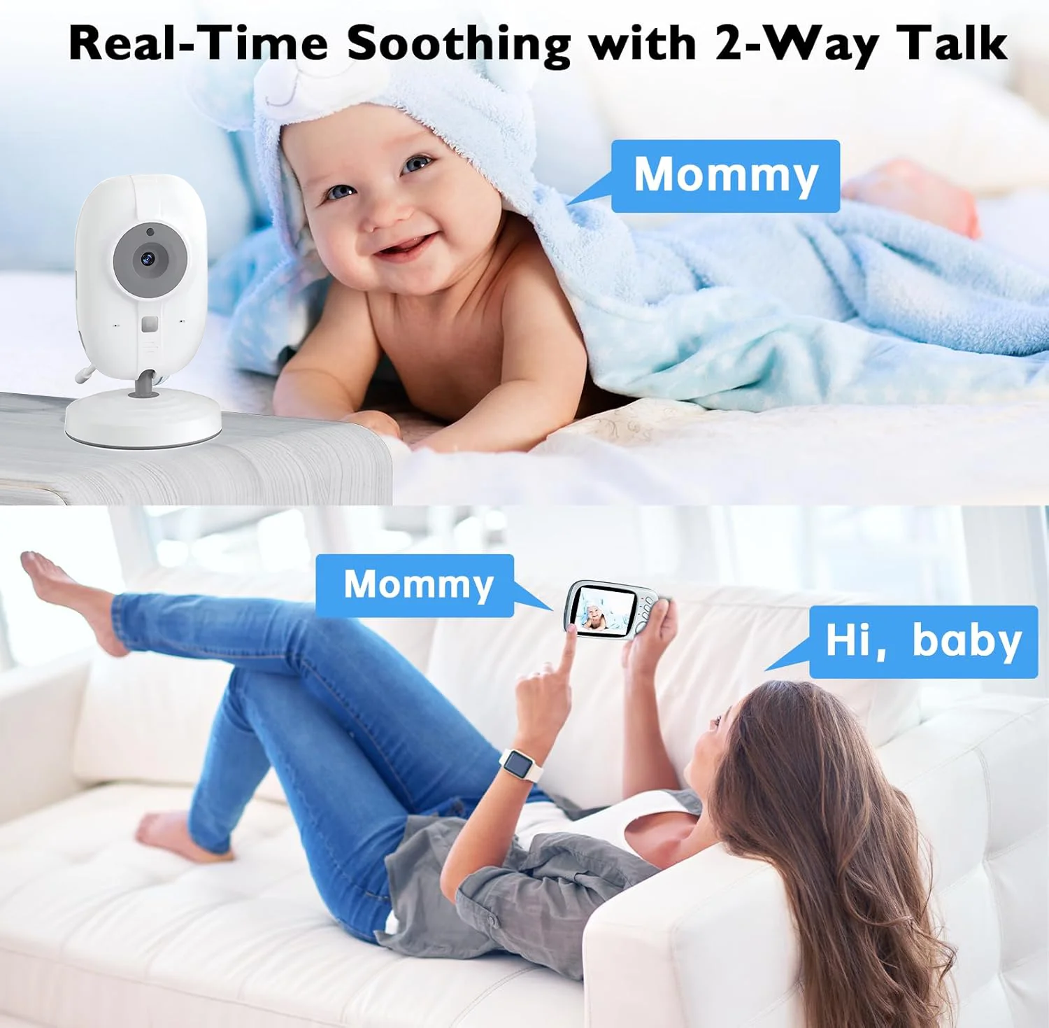 Video Baby Monitor 2.4G Mother - Audio Detect Music recension och pris