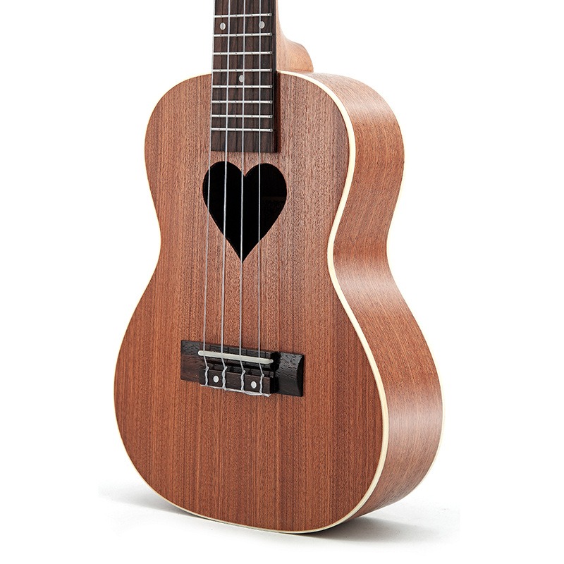 23 Inch Concert Sapele Heart P - Ukulele Beginner Kit recension och pris