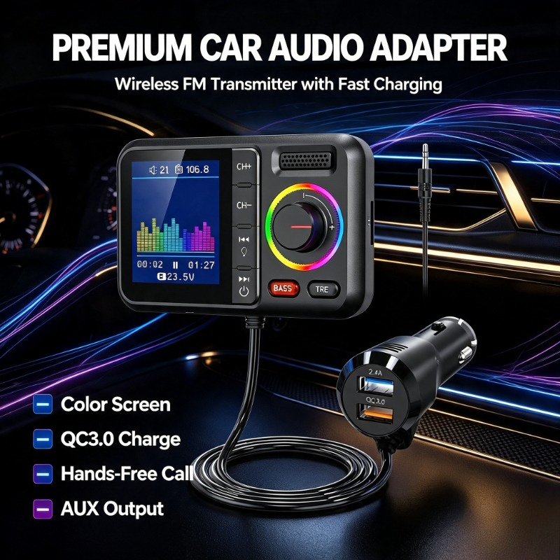 Vehicle Wireless Audio Adapter - Audio Music File recension och pris