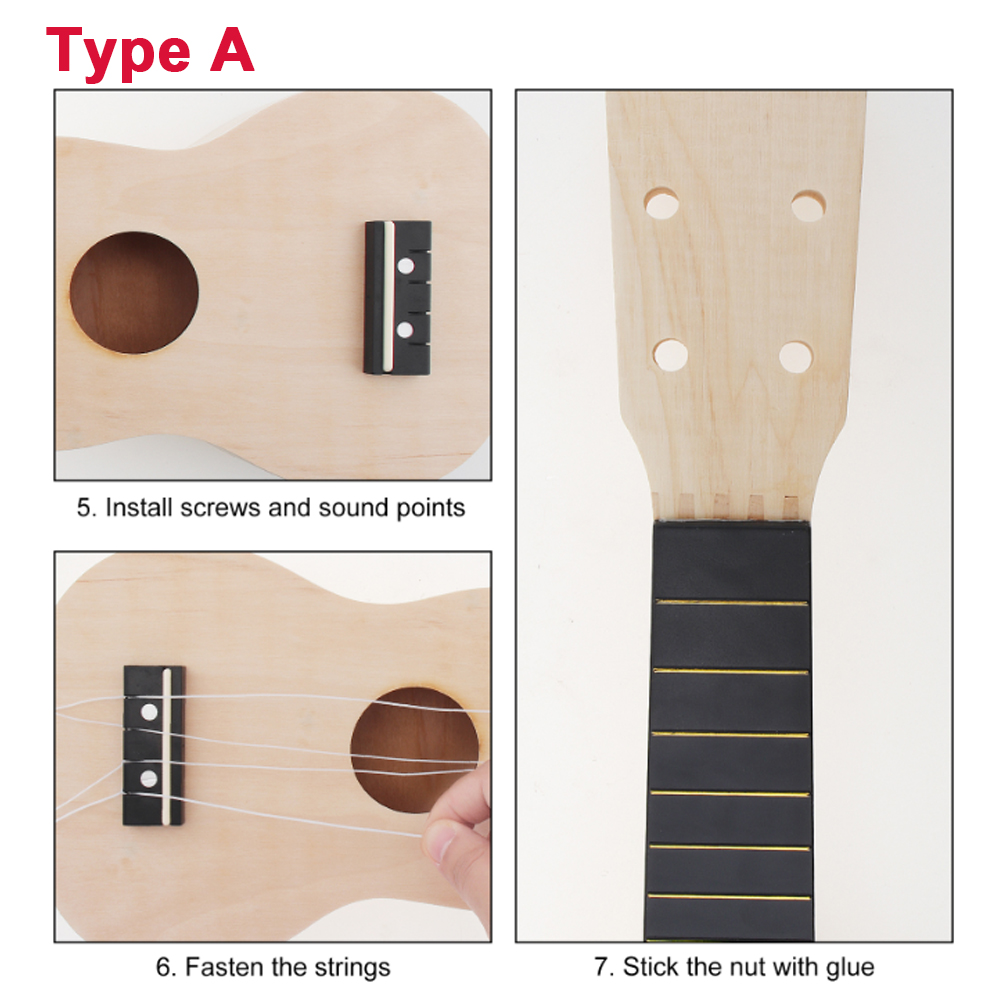 DIY Ukulele  21 Inch  Kit Deer - Ukulele Beginner Kit recension och pris